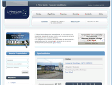Tablet Screenshot of cperezquiros.com.ar